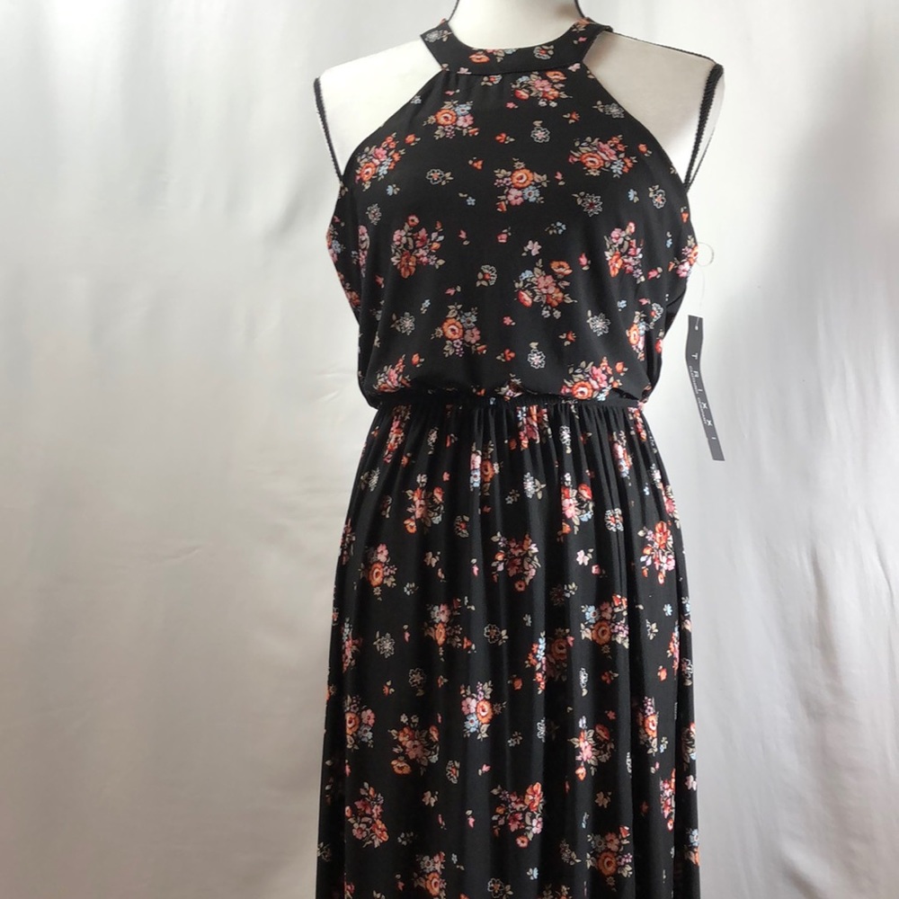 Trixxi long dress with a leg split size small NWT